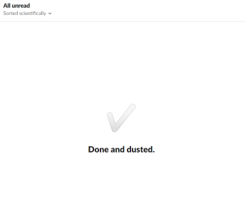 No unread slack messages